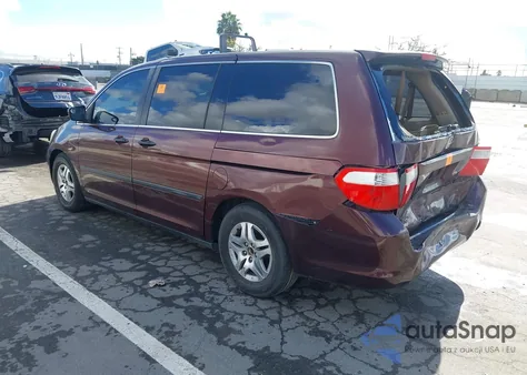 2007 Honda Odyssey Lx z USA, uszkodzony, nr VIN 5FNRL38217B056093